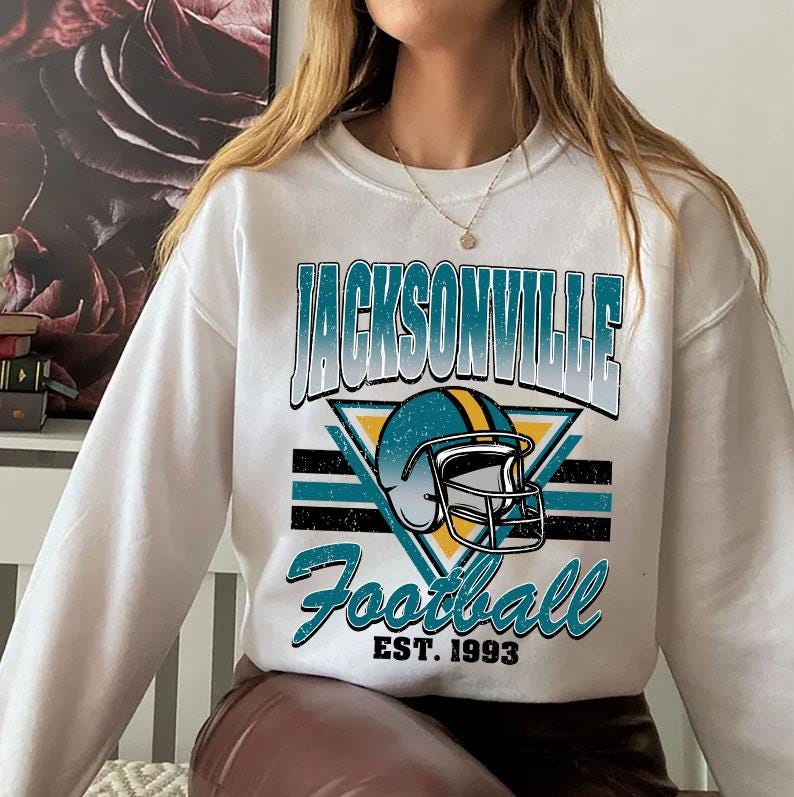 Retro Jacksonville Football shirt, Jacksonville Football Sweatshirt, Vintage Retro Style Jacksonville Football Tee, Jacksonville Game Day.