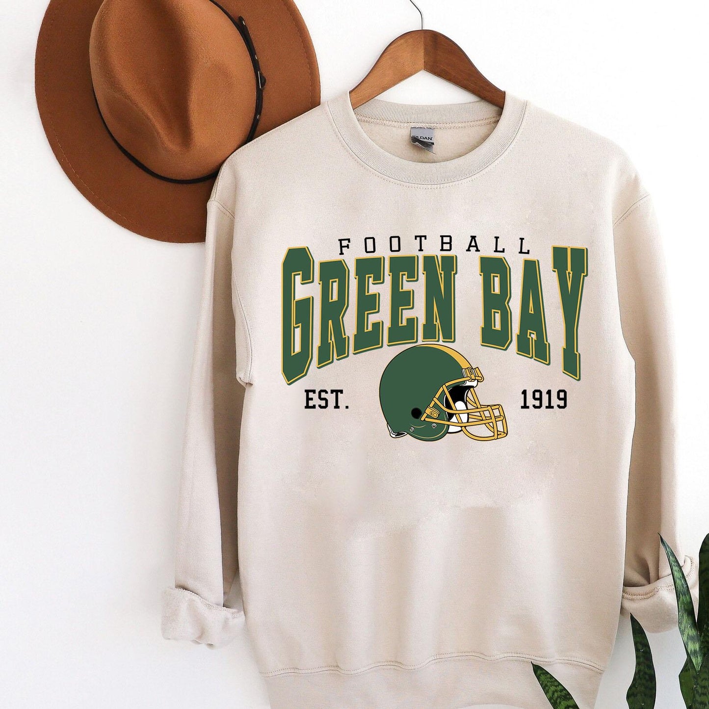 Green Bay Football Vintage Style Sweatshirt, Green Bay Shirt Retro Style 90s Unisex Crewneck, Graphic Tee Gift For Football Fan Sport.