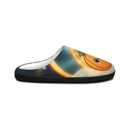 Slippers Happy Pumpkin Halloween Slippers Bright Orange Indoor House Shoes Cute Halloween Pumpkin Slippers Fun Color Cozy Footwear Gift