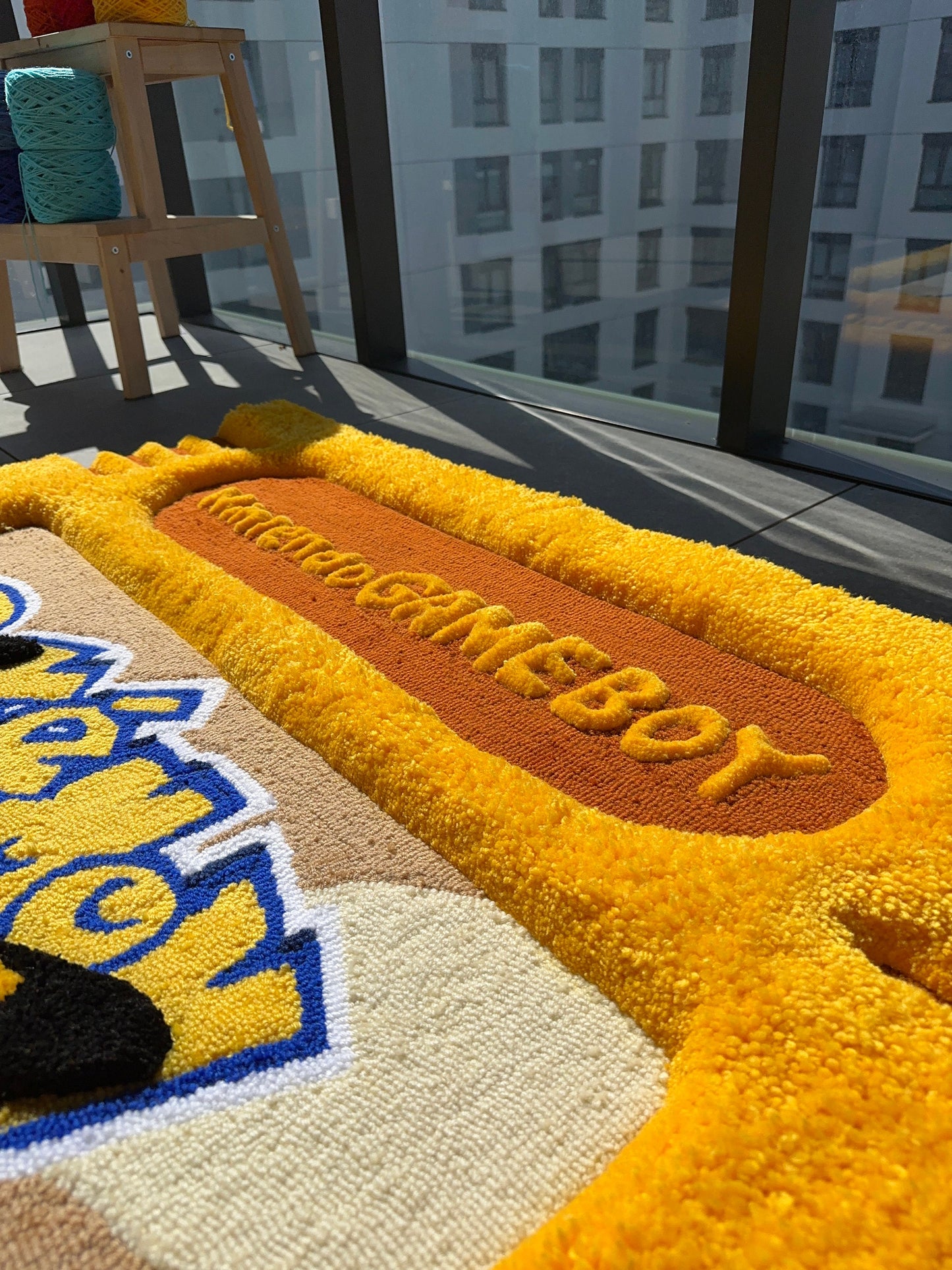 Game cartridge tufted rug,3d cartridge rug, handmade tufted custom rug, living room decor rug, bedroom carpet, area carpet