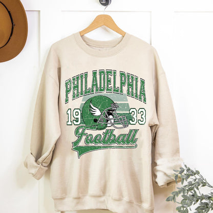 Philadelphia Football Sweatshirt, Vintage Style Gift, Football Tee, Philadelphia Fans Shirt, Philadelphia Football Shirt, Philadelphia Retro