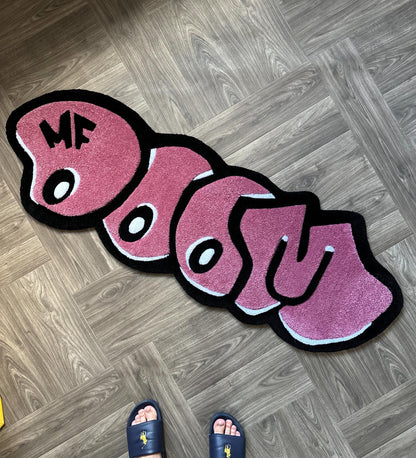 MF Doom Rug Custom Rug Cd rug Rap Rug Doom rug Tufted Rug Custom carpet rug Living Room rug Rugs for bedroom aesthetic Hypebeast rug