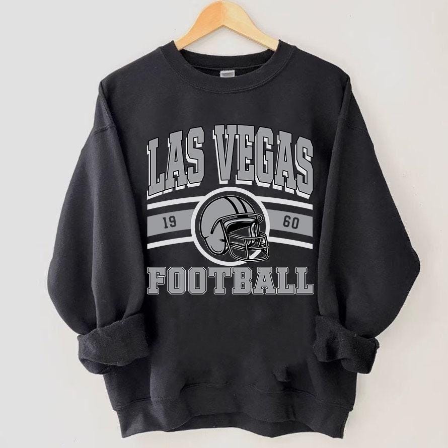 Vintage Las Vegas Football Sweatshirt, Las Vegas Game Day Shirt, Las Vegas Shirt, Game Day Shirt, Trendy Las Vegas Football Fan Gift.