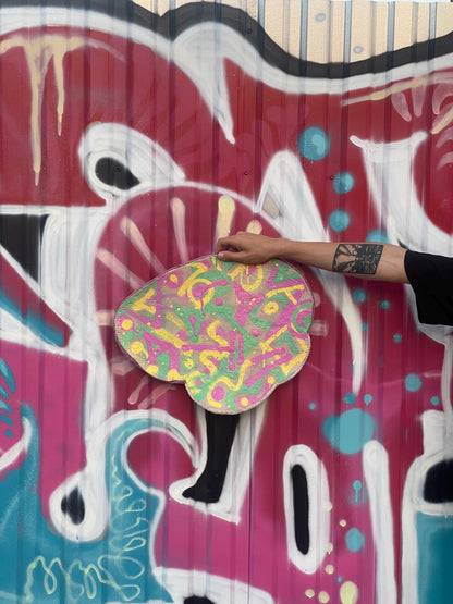 Funky Tufted Rug /  100% Handmade Rug / Housewarming Gifts, 3D Custom Rug , Wall Decor