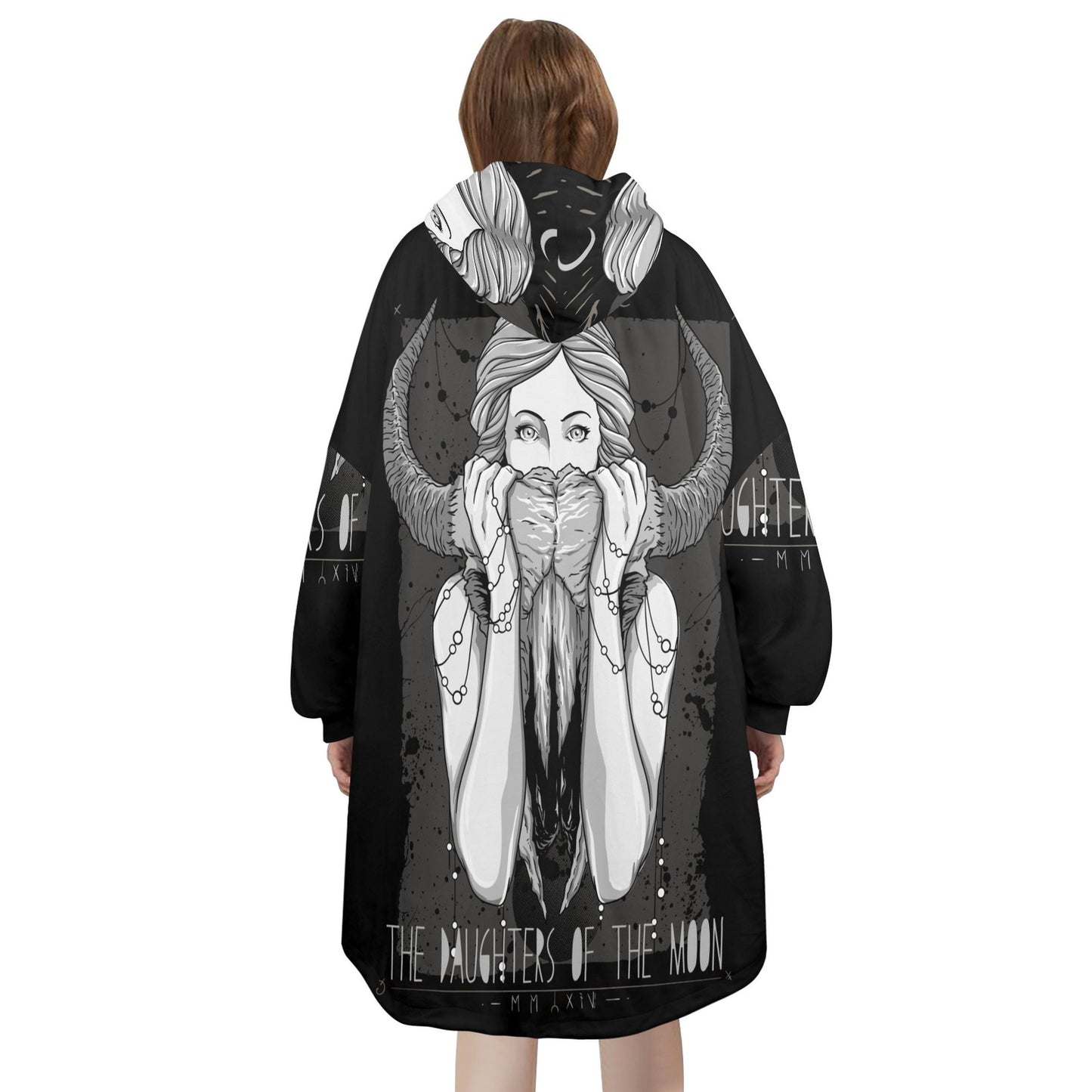 Zodiac Blanket Hoodie Personalized Fleece Loungewear