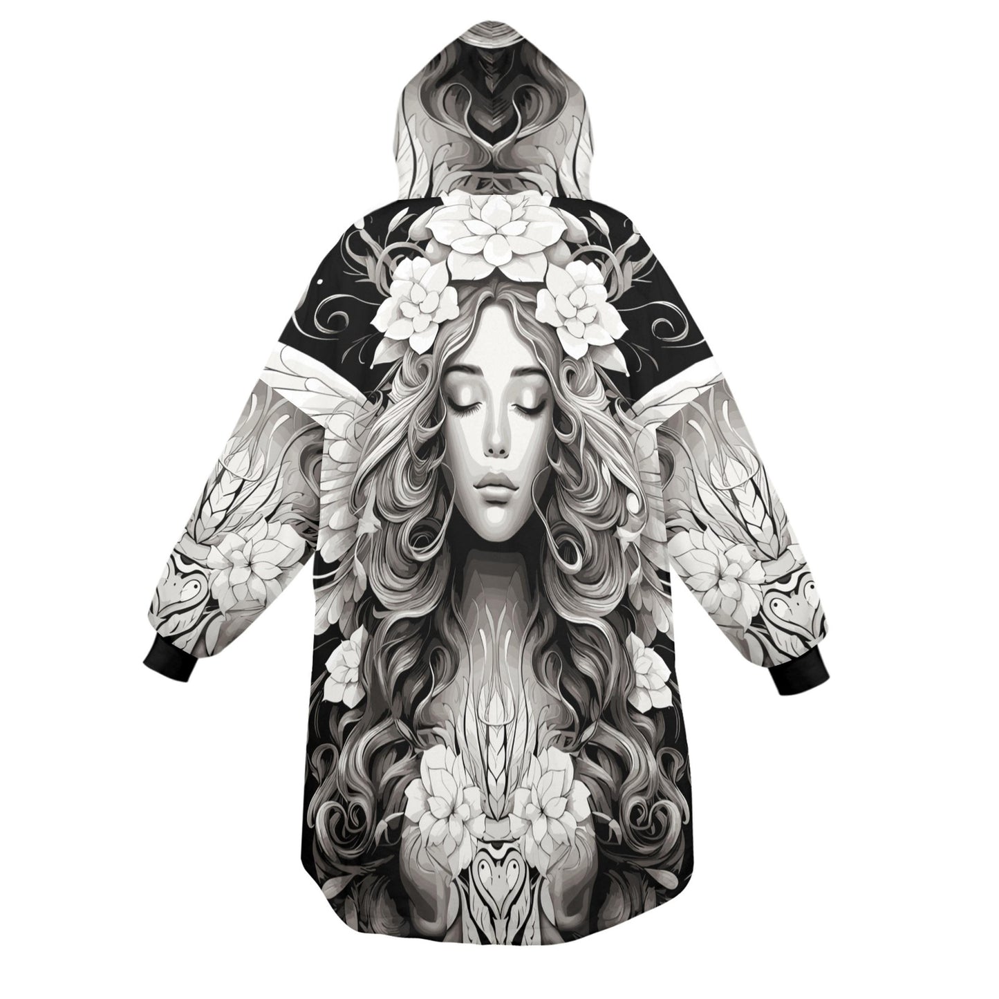 Personalized Fleece Blanket Hoodie Unisex Loungewear