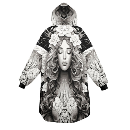 Personalized Fleece Blanket Hoodie Unisex Loungewear