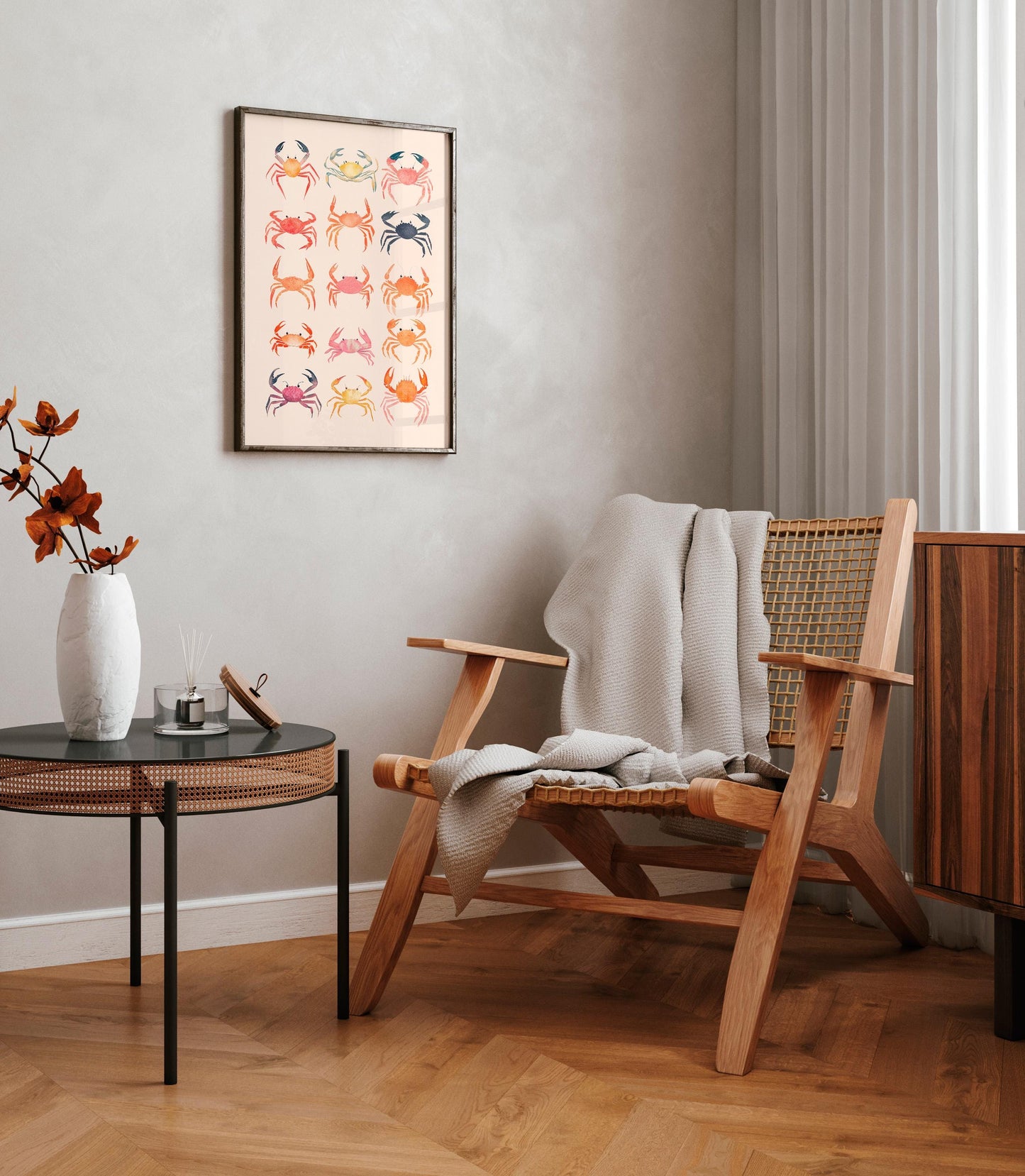 Beachy room decor, Crabs art, Coastal cowgirl decor, Surf poster, Seafood print, Preppy dorm decor College girls, Beach house coconut girl