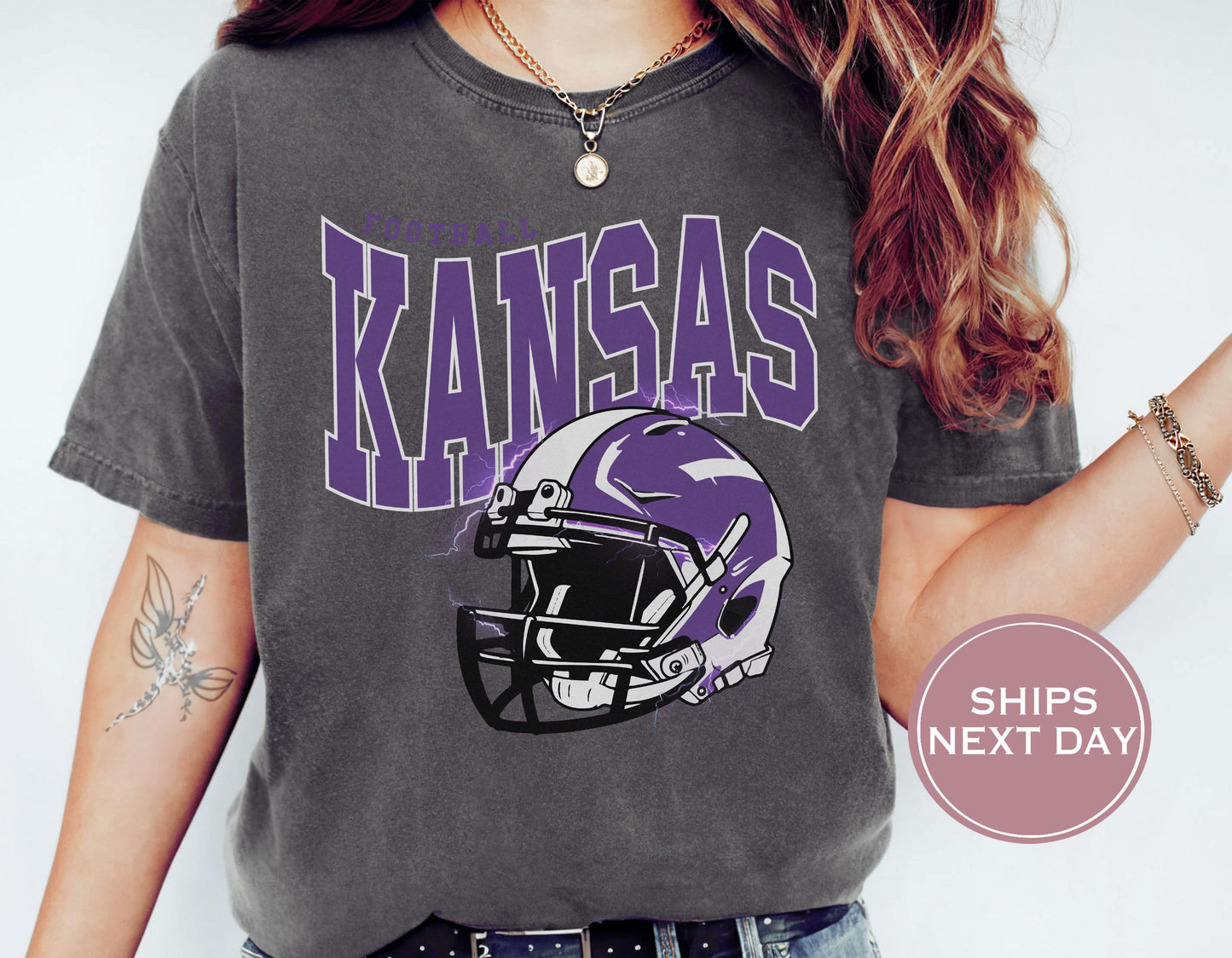 Retro Kansas Football Shirt, Vintage Kansas Football Shirt, Manhattan Kansas Shirt, College Football Shirt