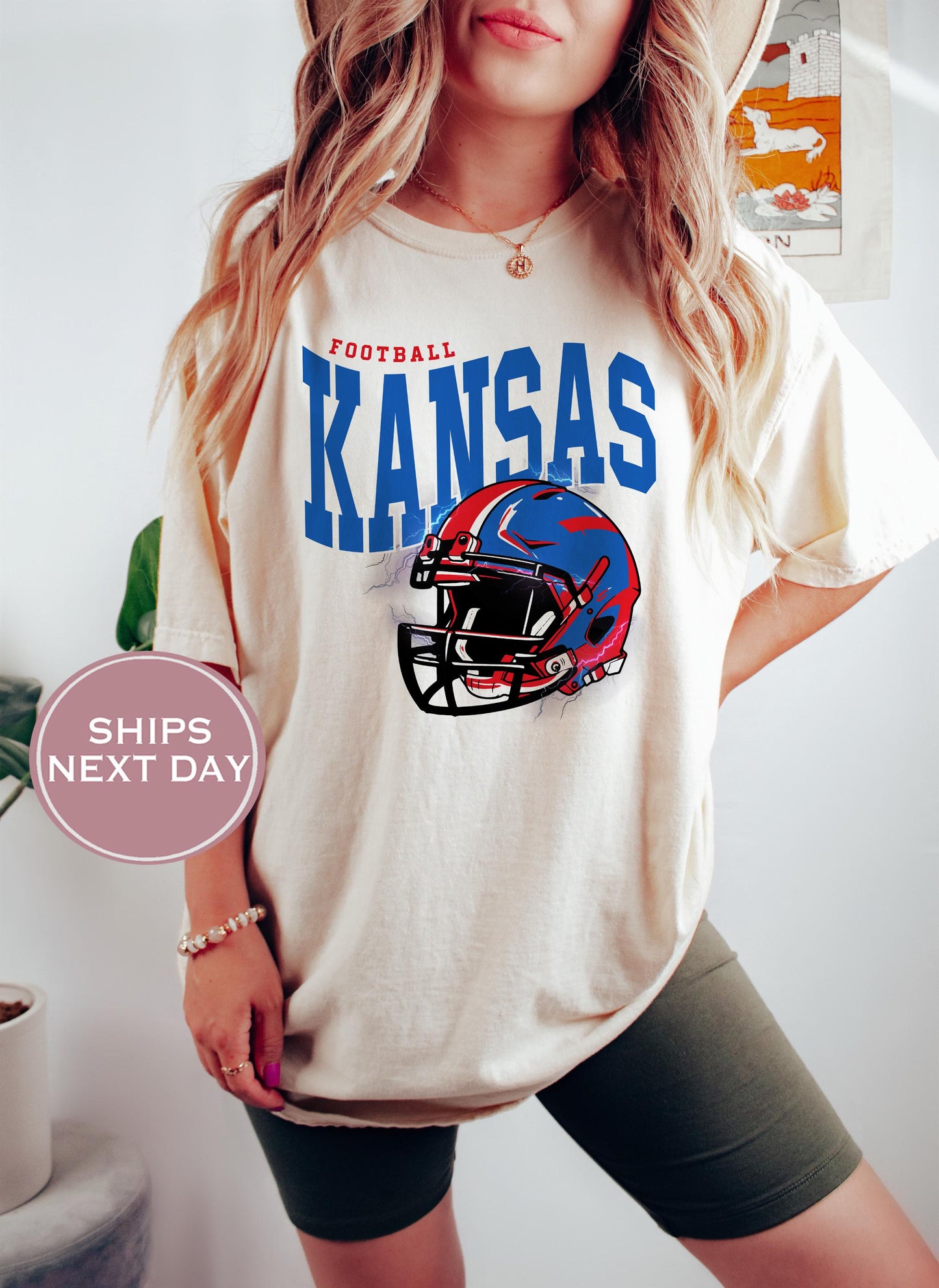 Retro Kansas Football Shirt, Vintage Kansas Football Shirt, Lawrence Kansas Shirt, College Football Shirt