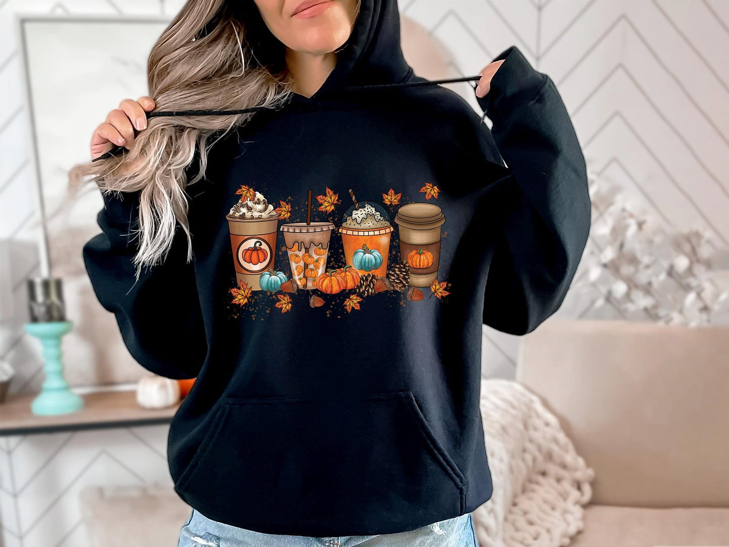 Fall Coffee Sweatshirt for Women, Thanksgiving Sweater, Fall Crewneck Pumpkin Spice Sweatshirt, Pumpkin spice Shirt, Halloween, Fall