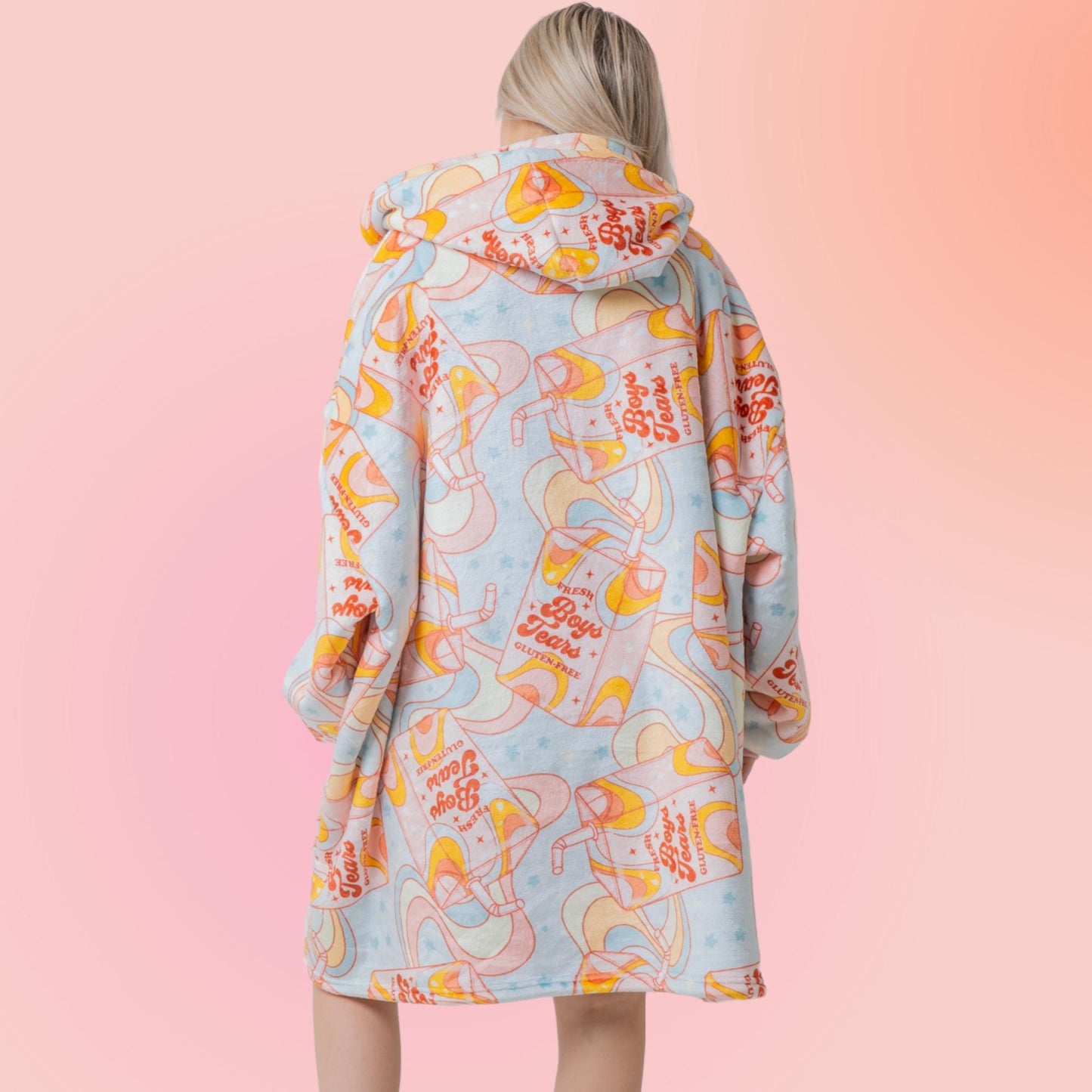 Boys Tears Hoodie Blanket Oversized Thick Sherpa Hoodie Snugclub One Size