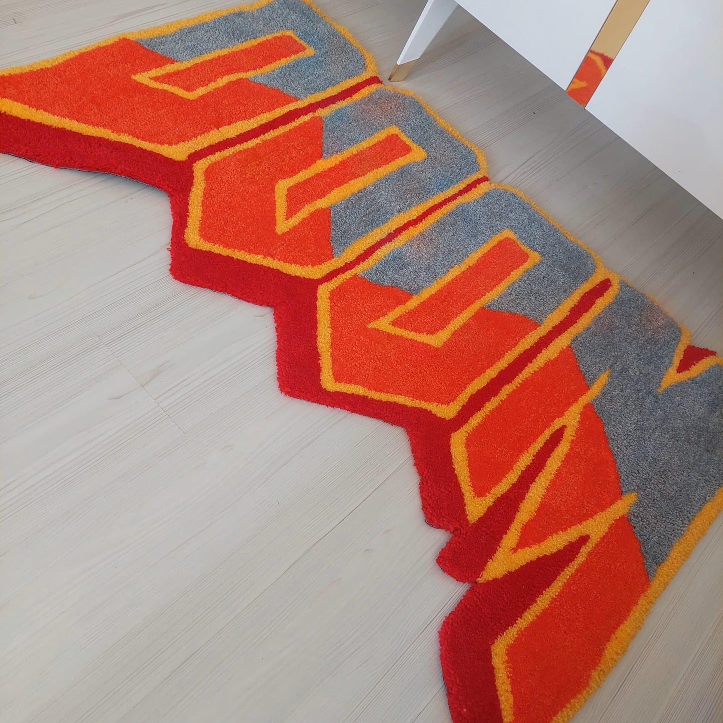 Doom Rug, Tufted Rug, Custom Rug, Living Room Rug, MFDoom Tufted Rug, Handmade Rug, Gift Rug, Area Rug, Bedroom Rug, Cool Rug, Your Name Rug