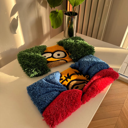 3D Keyboard Fluffy Rugs – Ideal Gift for Gamers, IT Specialists, and Cartoon Fans