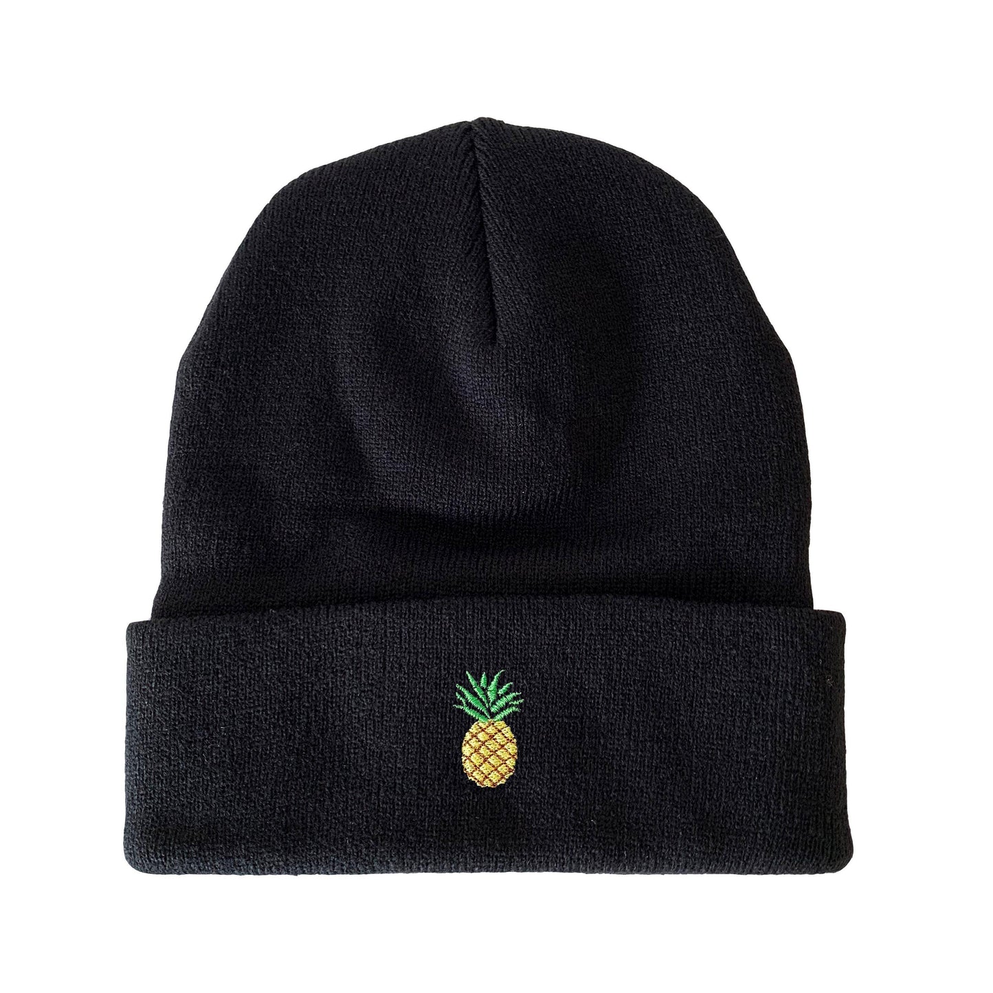 Pineapple Embroidered Beanie Winter Beanie