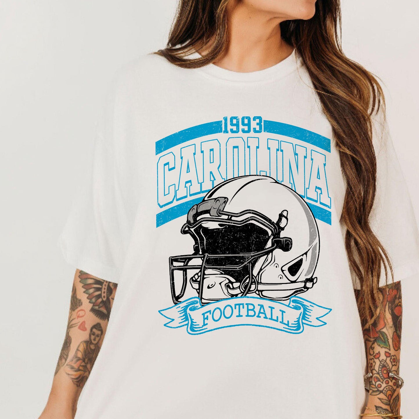 Vintage 90s Style Carolina Football Sweatshirt, Game Day Shirt, Carolina Team Football Shirt, Sunday Carolina, Sport Shirt,Carolina Football