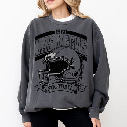 Vintage 90s Style Las Vegas Football Sweatshirt, Game Day Shirt, Las Vegas Team Football Shirt, Sunday Las Vegas, Las Vegas Football