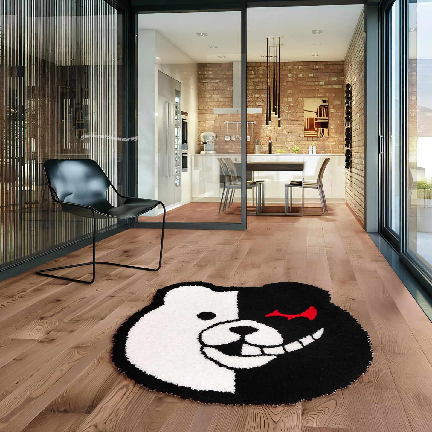 Bear Rug, Shaped Cut Rug, Tufted Look Rug, Kids Room Decor, Gift For Halloween, Rugs For Living Room, Non Slip Rug, Home Decor Rug, Soft Rug