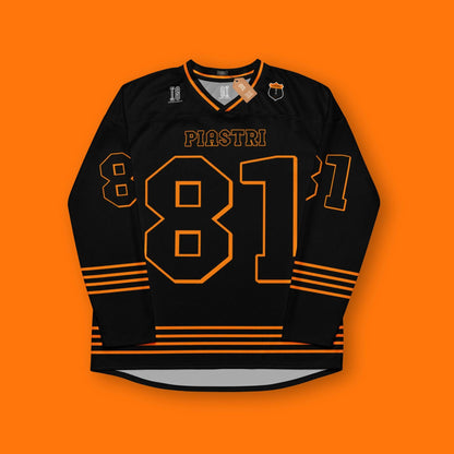 Unisex Oversized Racing Jersey – Lightweight Racing Streetwear Hockey Jersey with Bold Number 81
