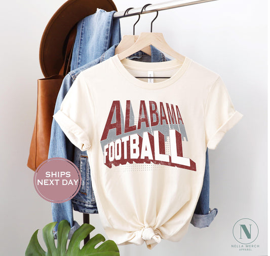 Retro Alabama Football Shirt, Vintage Alabama Football Shirt, Alabama Football Women Shirt, College Football Shirt