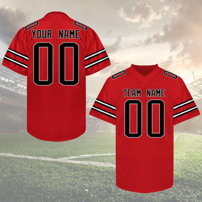 Custom Football jersey Stitched Personalize Soccer uniform Valentine's Day Gifts for Men Women kids youth toddler Adult fans New year gifts