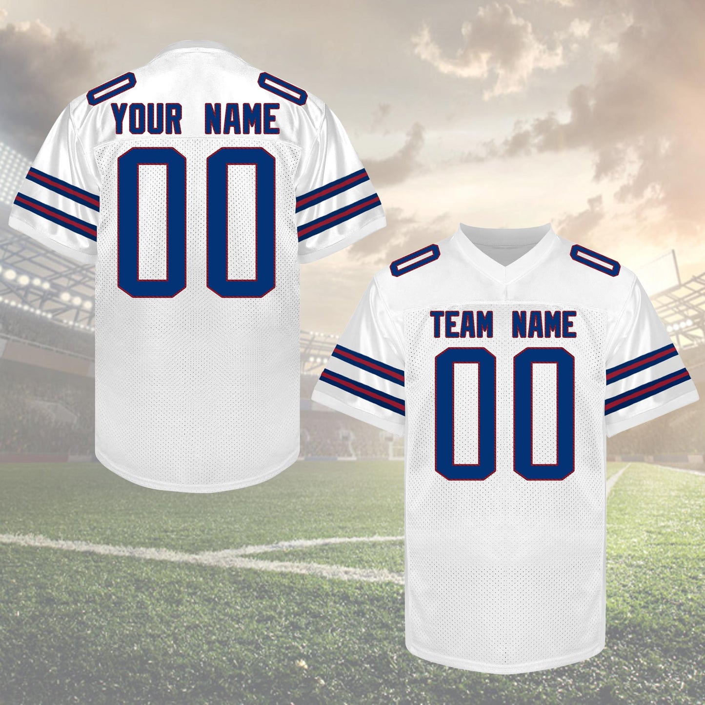 Custom Football jersey Stitched Personalize Soccer uniform Valentine's Day Gifts for Men Women kids youth toddler Adult fans New year gifts
