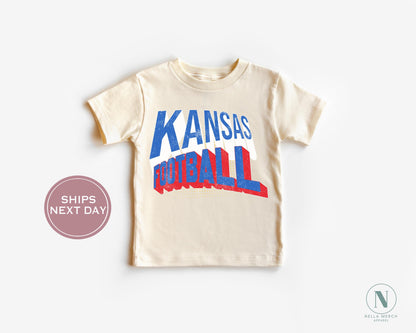 Retro Kansas Football Shirt, Vintage Kansas Football Shirt, Lawrence Kansas Shirt, College Football Shirt
