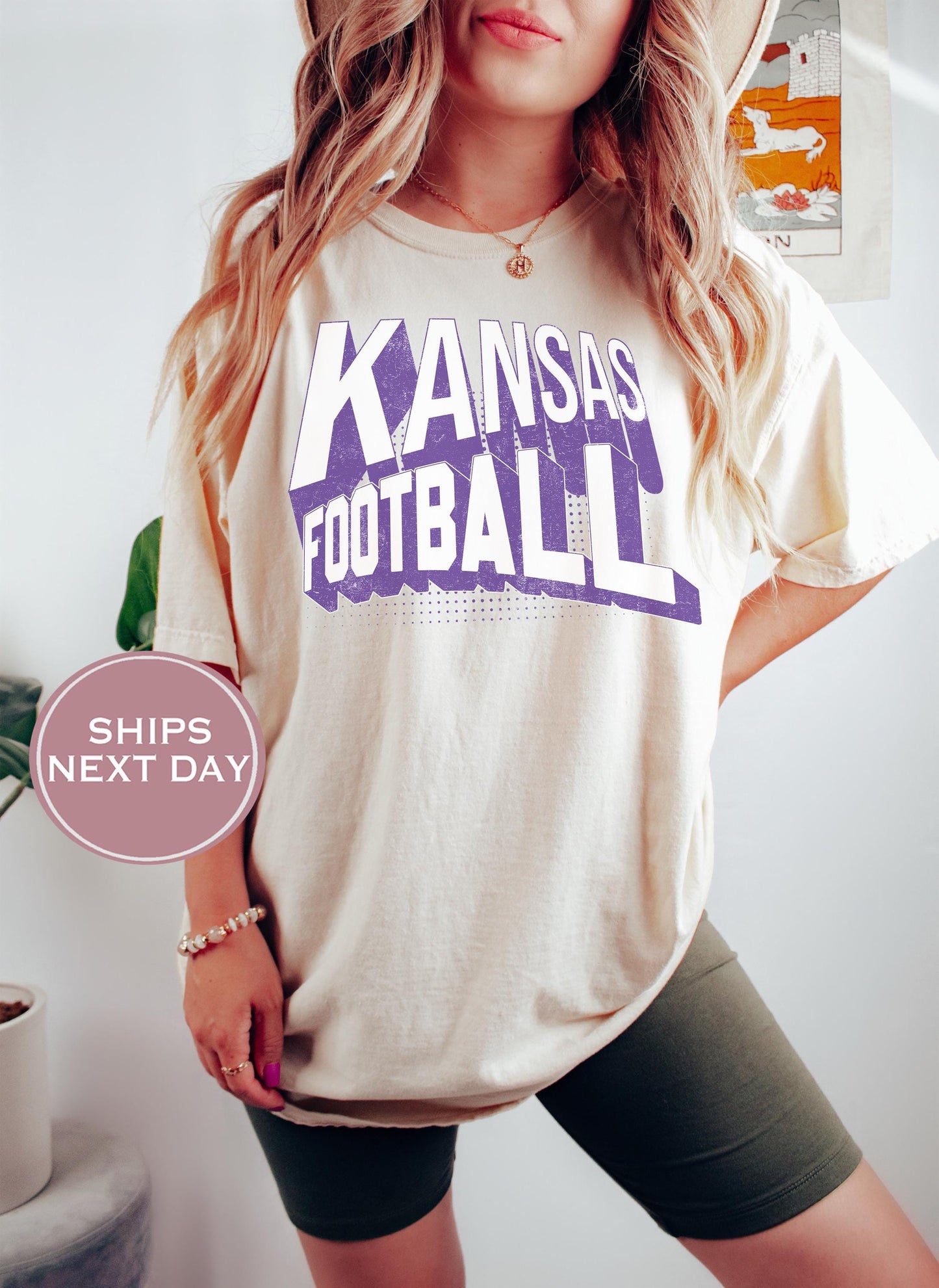 Retro Kansas Football Shirt, Vintage Kansas Football Shirt, Manhattan Kansas Shirt, College Football Shirt