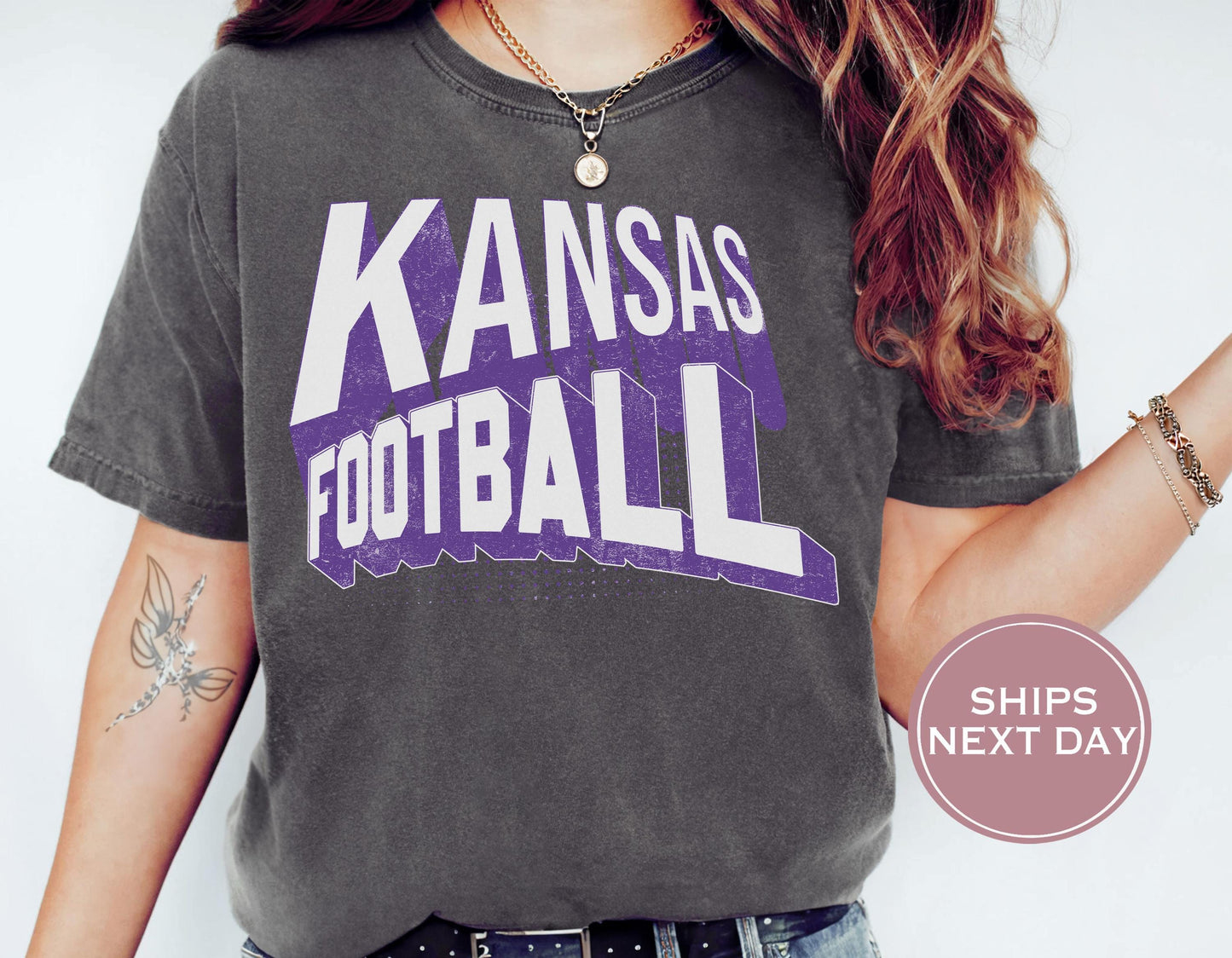 Retro Kansas Football Shirt, Vintage Kansas Football Shirt, Manhattan Kansas Shirt, College Football Shirt