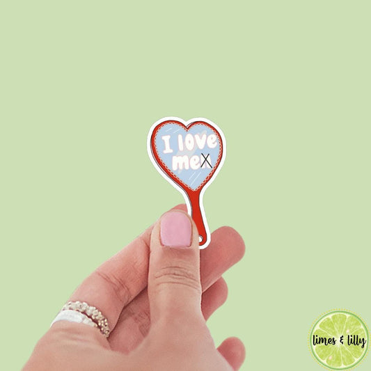 I Love ME Hand Mirror Sticker | Bookish Stickers | Kindle Stickers | Mental Health | Trendy Stickers | Positivity Affirmation