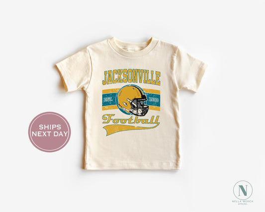 Jacksonville Football Shirt, Retro Jacksonville Football Shirt, Vintage Jacksonville Women Shirt, Jacksonville Florida Toddler Shirt