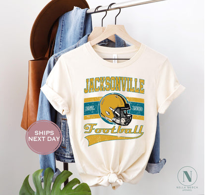 Jacksonville Football Shirt, Retro Jacksonville Football Shirt, Vintage Jacksonville Women Shirt, Jacksonville Florida Toddler Shirt