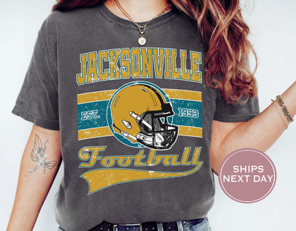 Retro Jacksonville Football Shirt, Vintage Jacksonville Football Shirt, Jacksonville Football, Trendy Jacksonville Football Shirt,Game Shirt