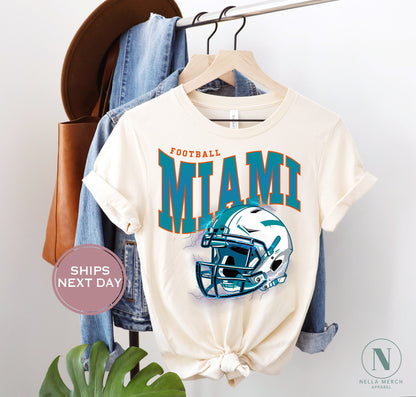 Retro Miami Football Shirt, Vintage Miami Football Shirt, Miami Football Women Shirt, Miami Football Toddler Shirt