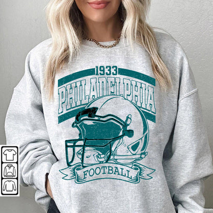 Philadelphia Football Sweatshirt, Philadelphia Retro, Football Tee, Philadelphia Fan Shirt, Philadelphia Football Shirt, Vintage Style Gift.