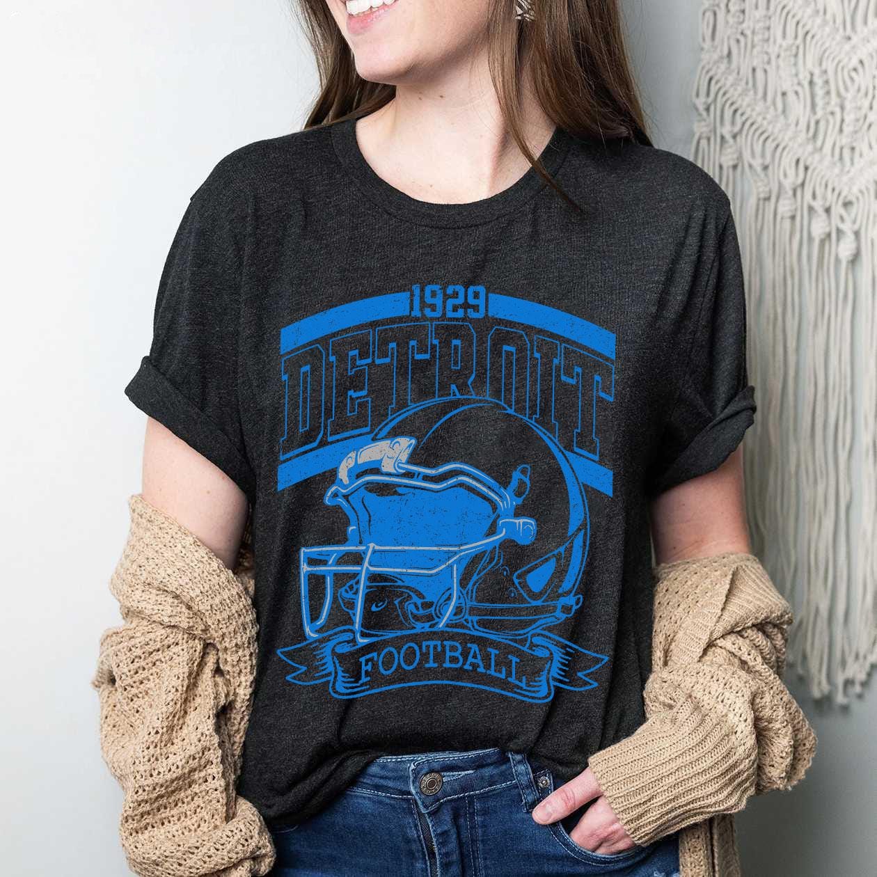 Detroit Football Shirt, Detroit Football Sweatshirt, Sunday Football, Vintage Style Detroit Football shirt, Super Bowl Shirt.