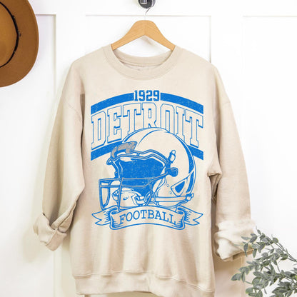 Detroit Football Shirt, Detroit Football Sweatshirt, Sunday Football, Vintage Style Detroit Football shirt, Super Bowl Shirt.