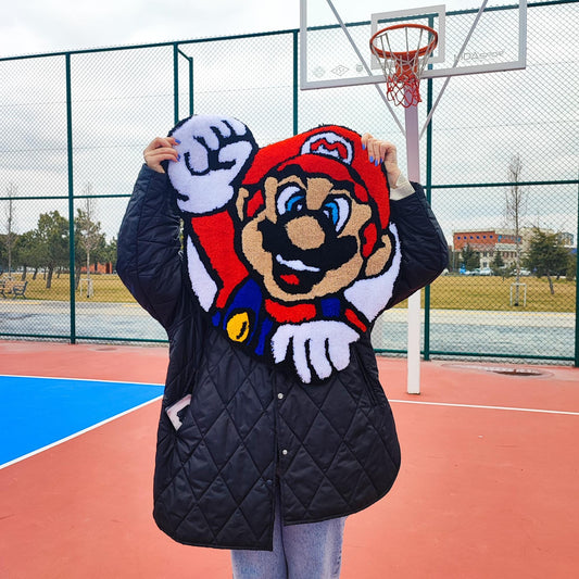 Game Room Rug, Tufted Rug, %100 Handmade Gift, Kids Room Rug, Retro Decor, Retro Rug, Video Game Rug, Popular Rug, Modern Rug, Area Rug