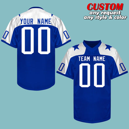 Custom Football jersey Personalized Your Name Stitched Printed Team sport uniform for Men Women Adult fans toddler kids youth New years gift