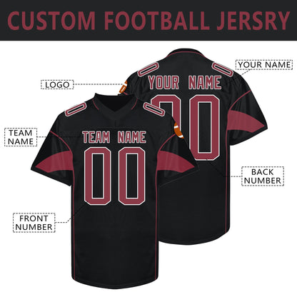 Custom Football jersey Personalized Your Name Stitched Printed Team sport uniform for Men Women Adult fans toddler kids youth New years gift