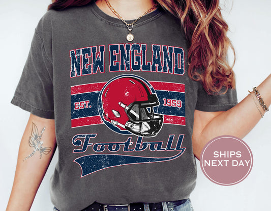 Retro New England Football Shirt, Vintage New England Football Shirt, New England Football, Trendy New England Football Shirt, Game Shirt