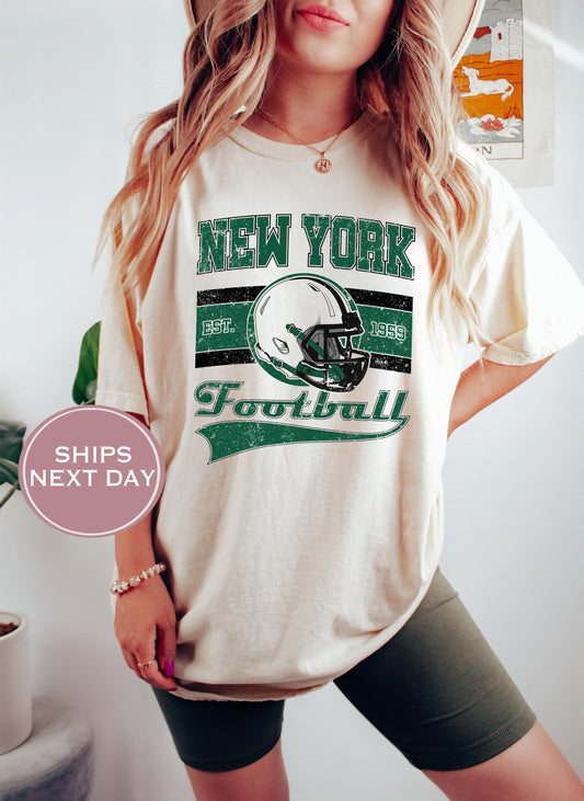 Retro New York Football Shirt, Vintage New York Football Shirt, New York Football, Trendy New York Football Shirt, Game Shirt