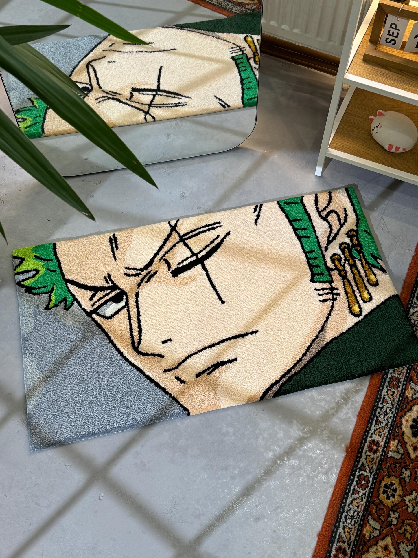 Anime Character Tufted Rug, Bedroom Decor, Living Room Decor, Anime Fan Gift, Gift for Him, Gift for Her