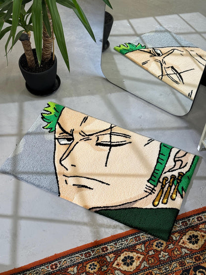 Anime Character Tufted Rug, Bedroom Decor, Living Room Decor, Anime Fan Gift, Gift for Him, Gift for Her