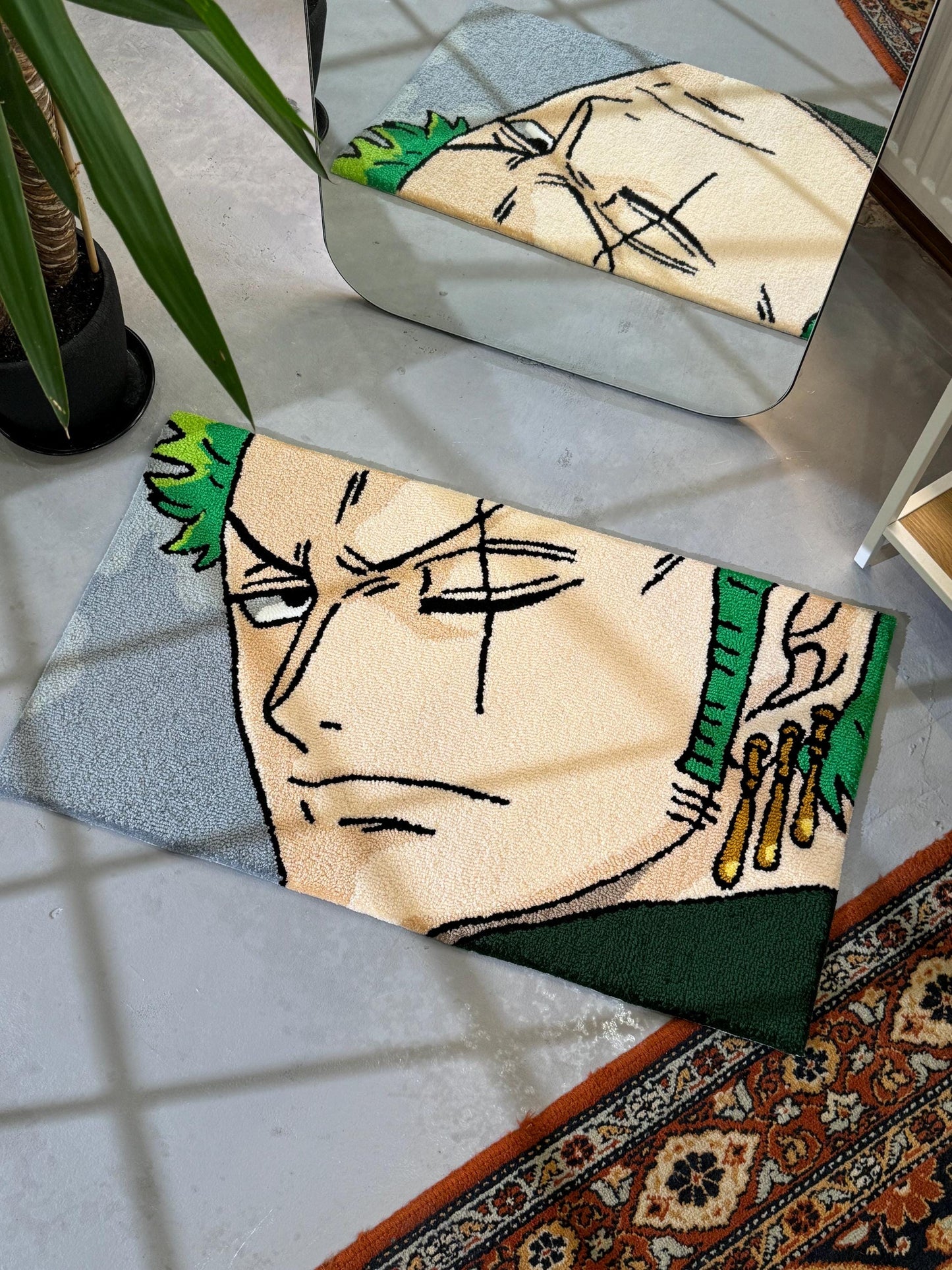 Anime Character Tufted Rug, Bedroom Decor, Living Room Decor, Anime Fan Gift, Gift for Him, Gift for Her