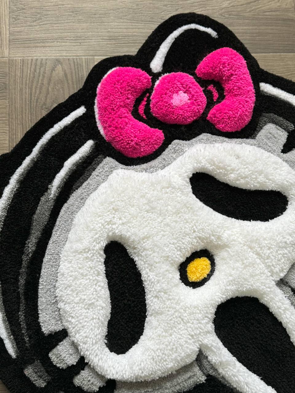 3D Puffy custom rug Kitty rugs Tufted rug Fully rugs scream rugs halloween rug hand tufted rug Custom rug your design rugs for bedroom
