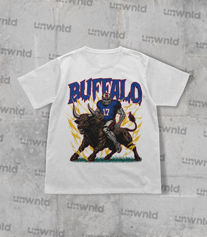 Buffalo Football Shirt - Graphic Tees - Skeleton Shirt - Merch Tee - Gift Shirt - Bootleg Shirt - Vintage - Skeleton Football Shirt