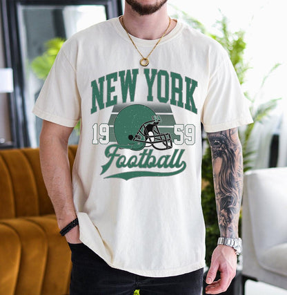 New York Football Retro Sweatshirt, New York Football Fan Gifts Shirt, New York Game Day Shirts, Jet Sweatshirt, Sunday Football