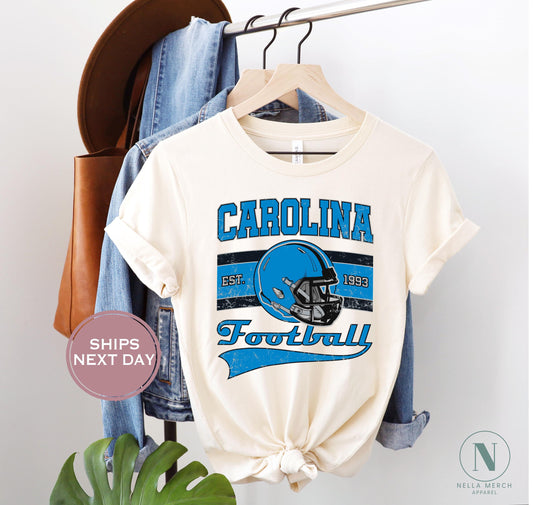 Retro Carolina Football Shirt, Vintage Carolina Football Shirt, Carolina Football Women Shirt, Carolina Football Toddler Shirt