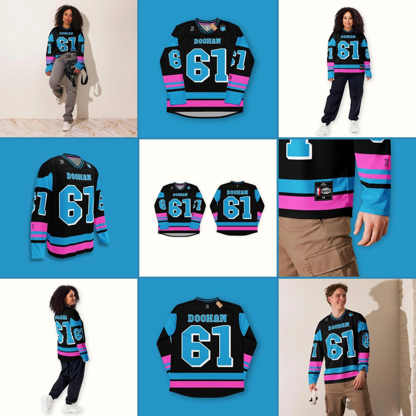Speedway F1 Unisex Hockey Jersey – Oversized Casual Top